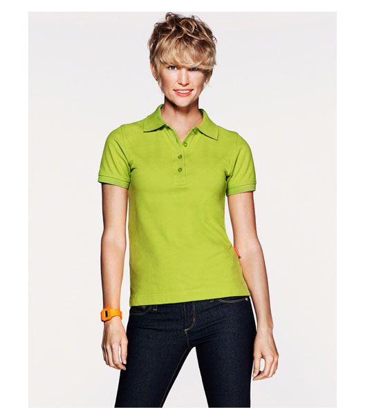 Damen Poloshirt PERFORMANCE Mischgewebe 50/50% Baumwolle und Polyester