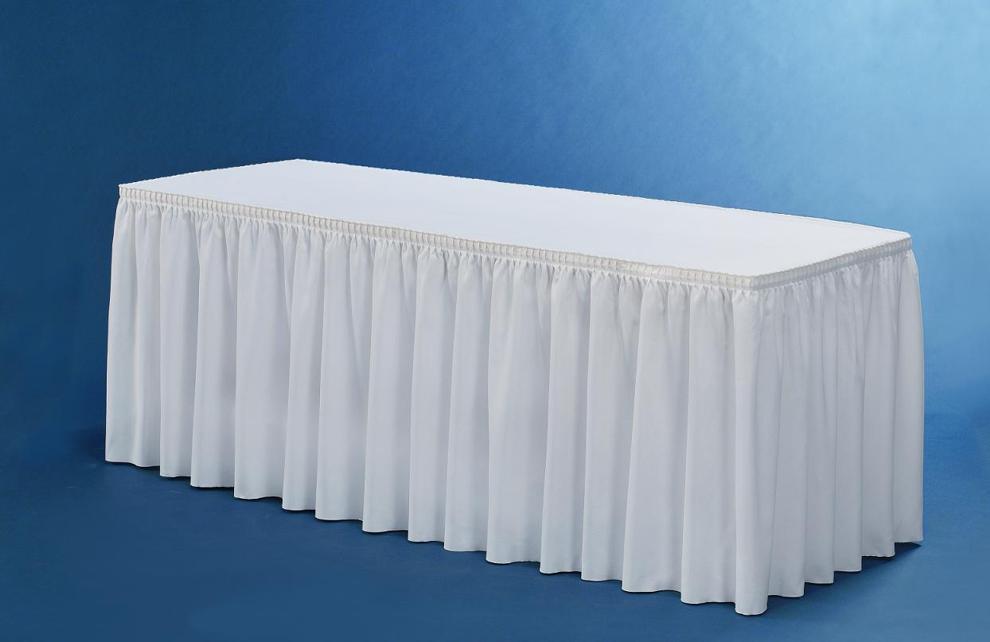 Skirting Senator mit Kräuselfalte/Plisseefalte